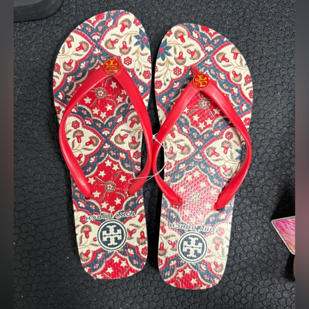 New Tory Burch flip flops